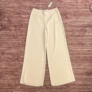 Trina Turk Cream Wide-Leg Pants